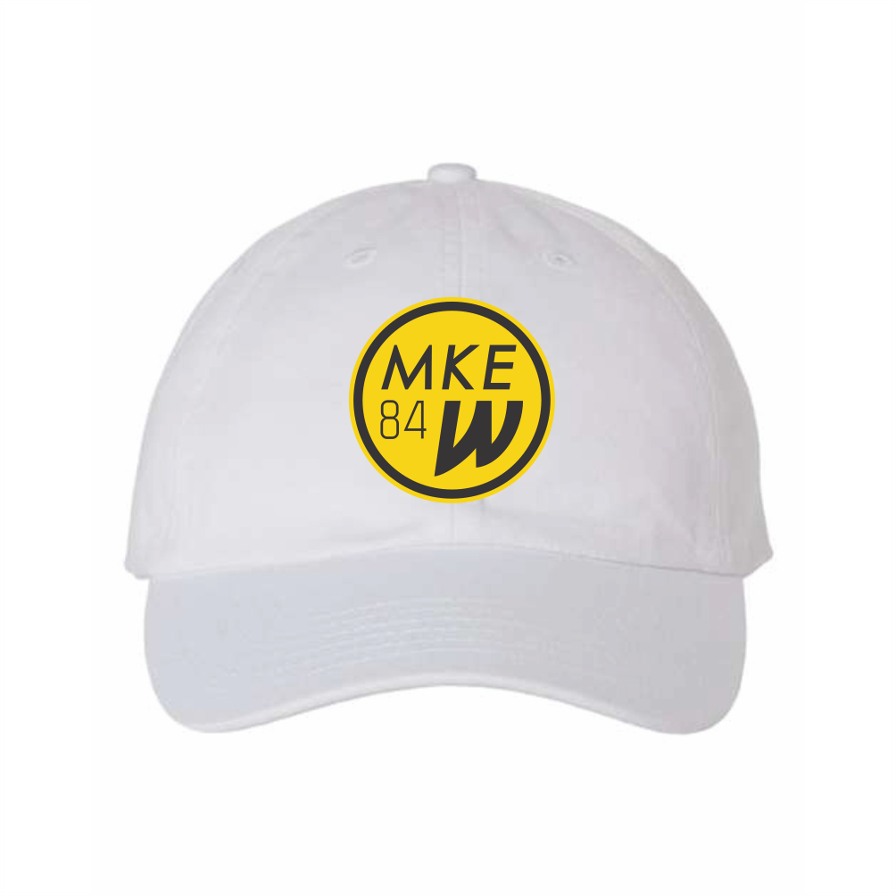 MKE Wave Classic Dad Hat - White