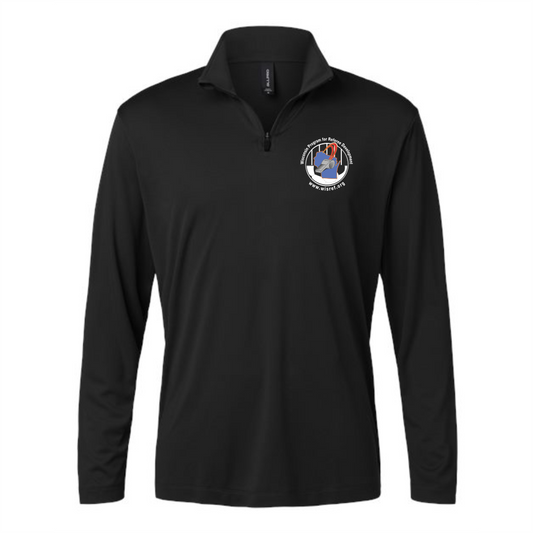 WisRef Allpro Pro-Lock Performance 1/4 Zip Pullover - Black