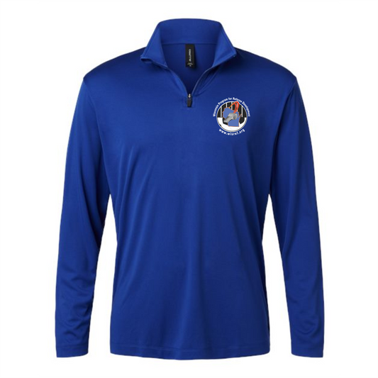 WisRef Allpro Pro-Lock Performance 1/4 Zip Pullover - Royal