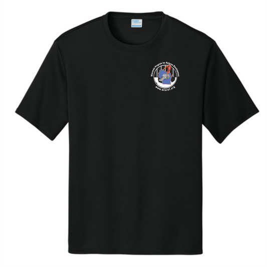 WisRef Port & Co Performance Tee - Black