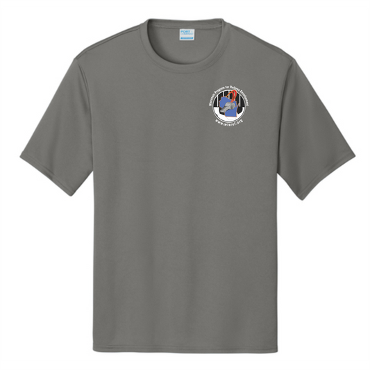 WisRef Port & Co Performance Tee - Grey Concrete