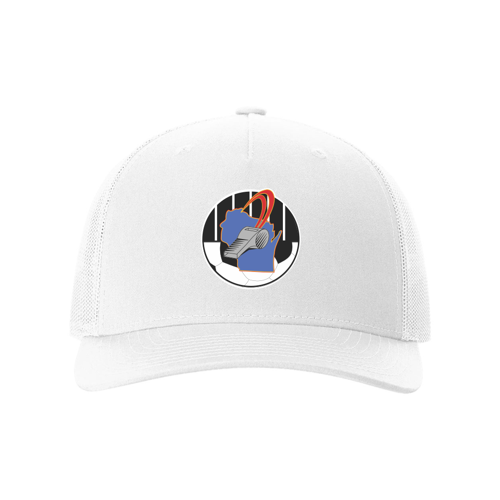 WisRef Richardson Five-Panel Trucker Cap - White