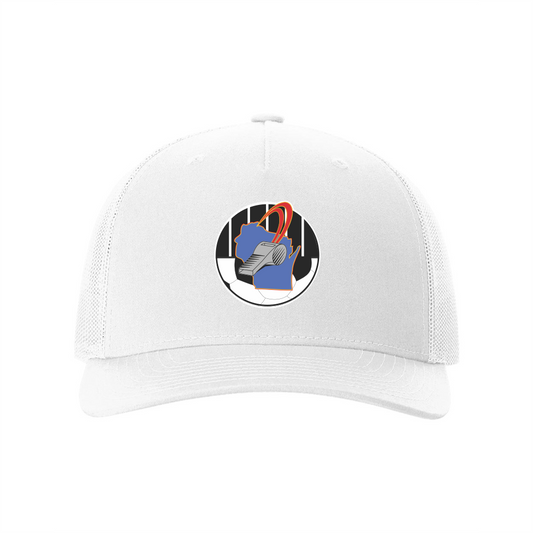 WisRef Richardson Five-Panel Trucker Cap - White