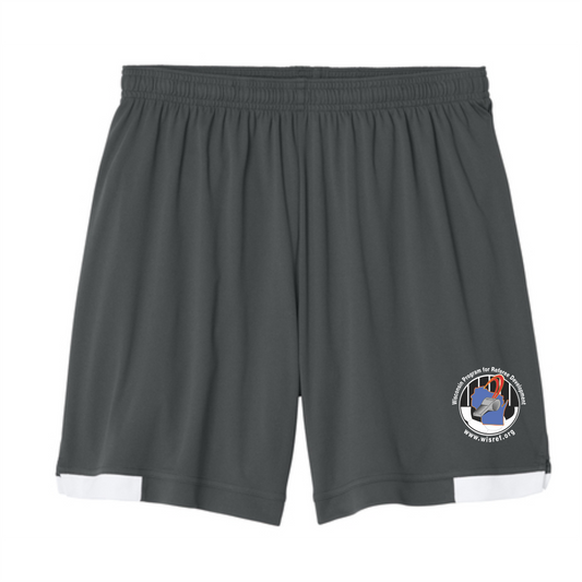 WisRef Sport-Tek Club 7" Short - Iron Grey