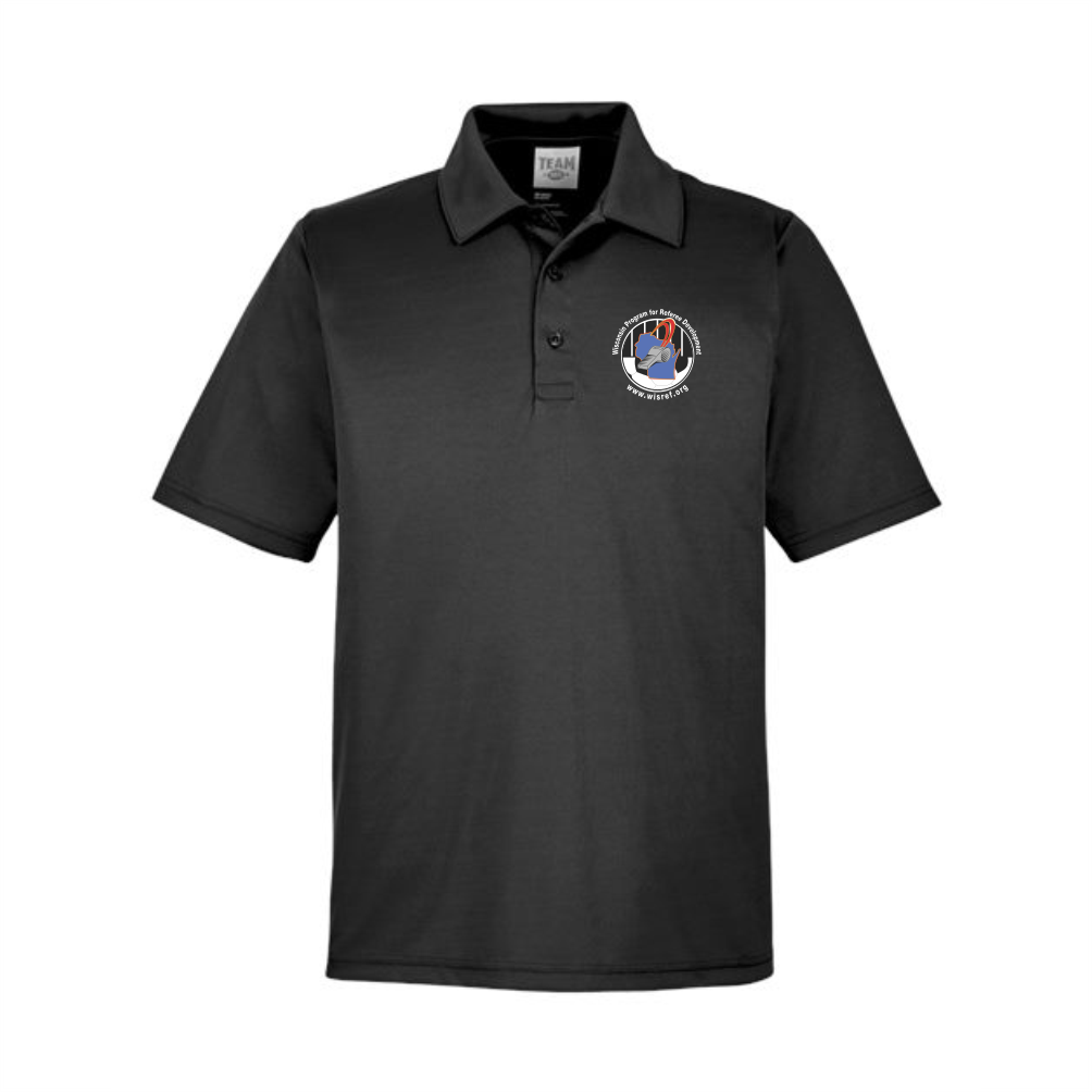 WisRef Team365 Zone Performance Polo - Black