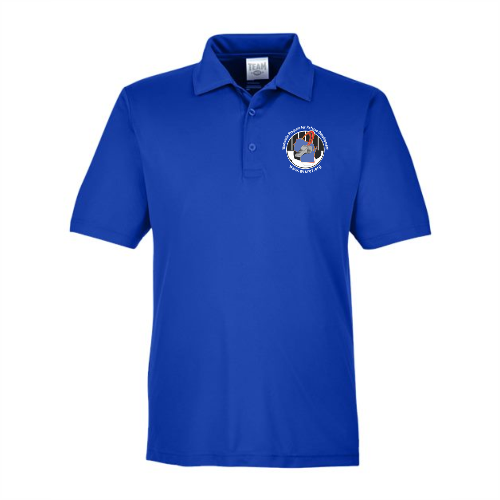 WisRef Team365 Zone Performance Polo - Royal
