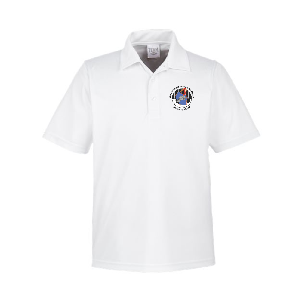 WisRef Team365 Zone Performance Polo - White