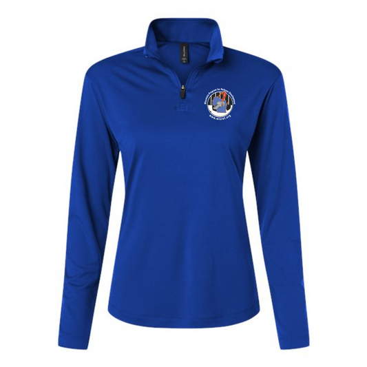 WisRef Women's Allpro Pro-Lock Performance 1/4 Zip Pullover - Royal