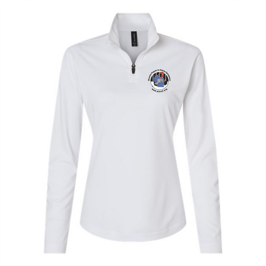 WisRef Women's Allpro Pro-Lock Performance 1/4 Zip Pullover - White