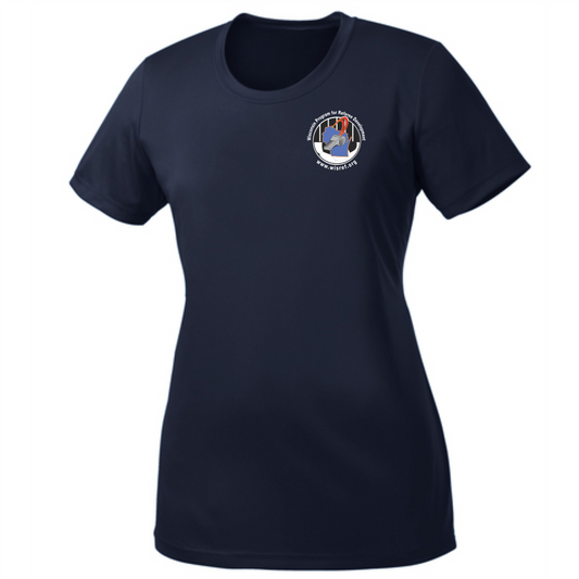 WisRef Women's Port & Co Performance Tee - Black