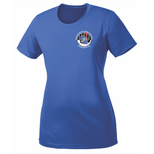 WisRef Women's Port & Co Performance Tee - Royal