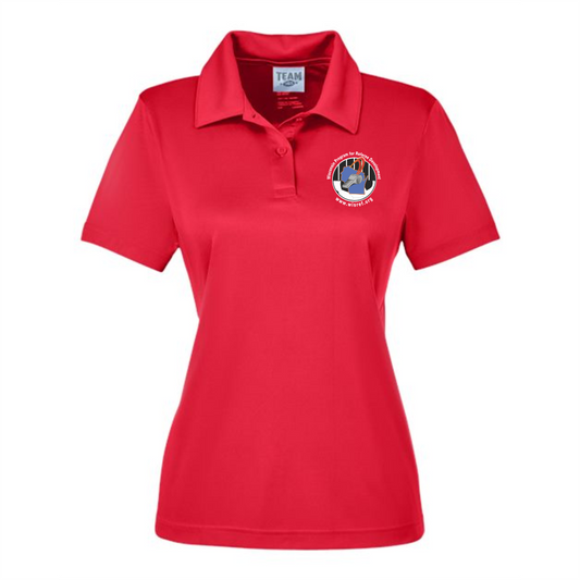 WisRef Women's Team365 Zone Performance Polo - Red