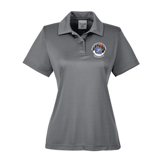 WisRef Women's Team365 Zone Performance Polo - Sport Graphite