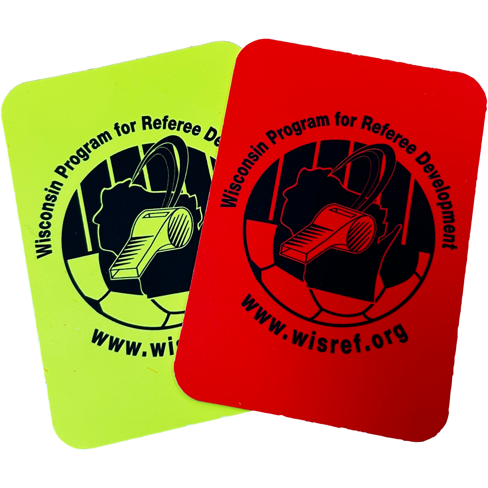 WisRef Customized Yellow/Red Card Set