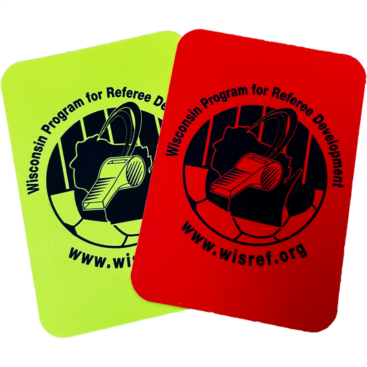 WisRef Customized Yellow/Red Card Set