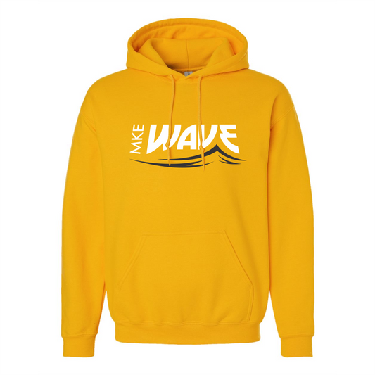 MKE Wave Gildan Heavy Blend Hooded Sweatshirt - Yellow